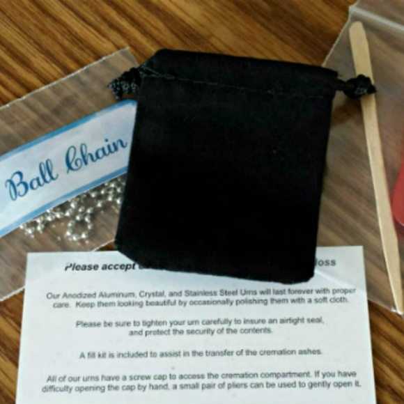 Beautiful Set of TEN Brushed Silver CREMATION URN Necklaces, Sympathy Gift - Picture 3 of 5